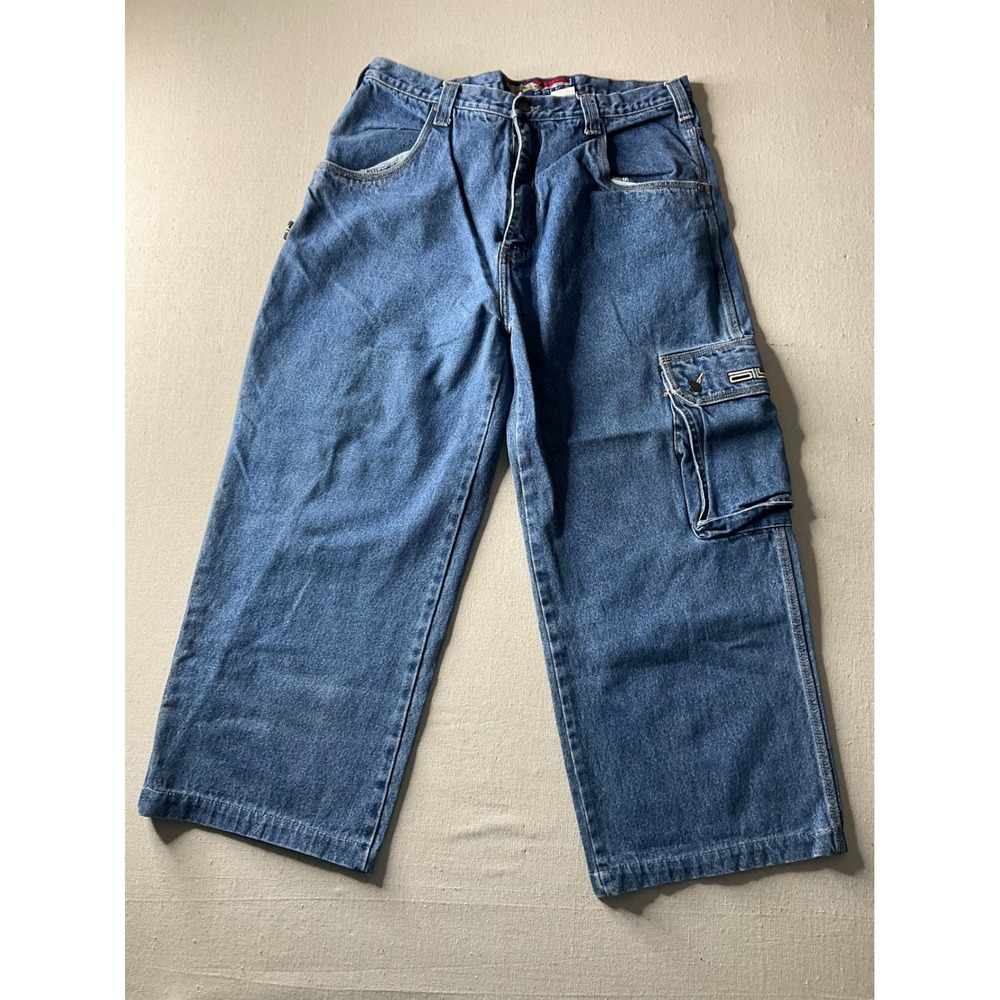 On The Brink Mens Wide Leg Jens Cargo 36x32